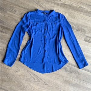 Forever 21 Sheer Button-Up Blouse